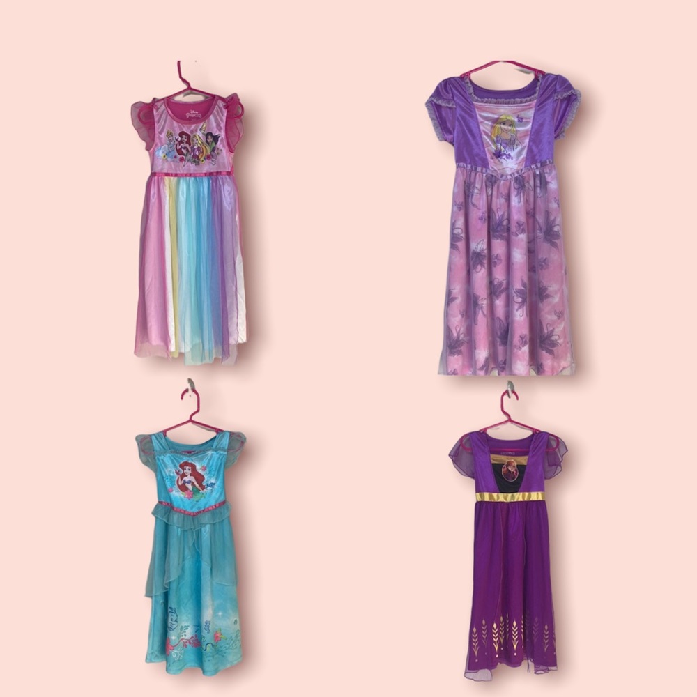 Disney Princess dresses - size 4T